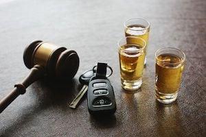 Alcohol shots and car keys